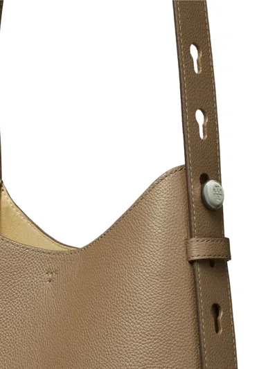 Tory Burch Small Romy Structured Shoulder Bag In Brown