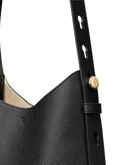 Tory Burch Small Romy Slouchy Shoulder Bag In Black
