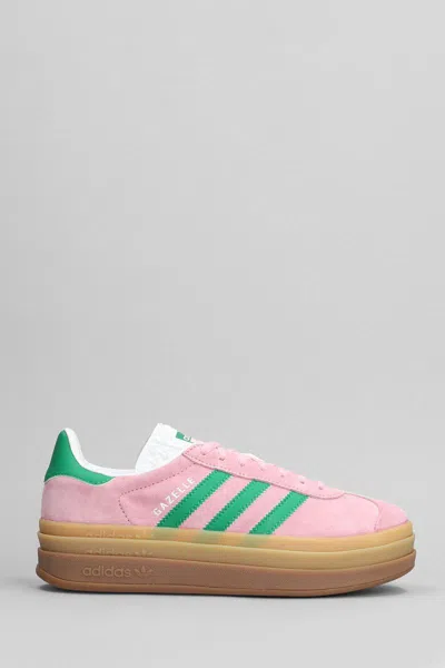 Adidas Originals Gazelle Bold Suede Sneakers In Pink