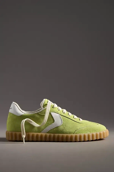 Voile Blanche Ines Low Top Sneaker In Green