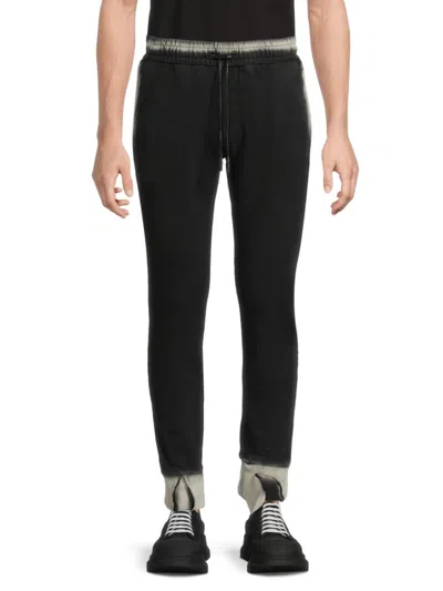 Rta Men's Cotton Joggers In Black Fade