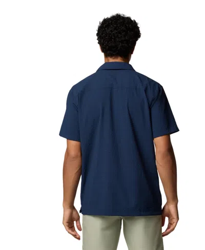 Columbia Men's Utilizer Ss Camp Shirt In Blue