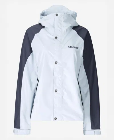 Marmot Women's Cascade Hooded Collar Jacket In Vapor,thunderhead