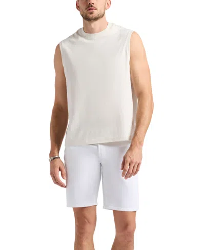Buffalo David Bitton Men's Relaxed-fit Jersey Tank Top In White