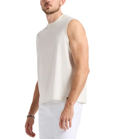 Buffalo David Bitton Men's Relaxed-fit Jersey Tank Top In White