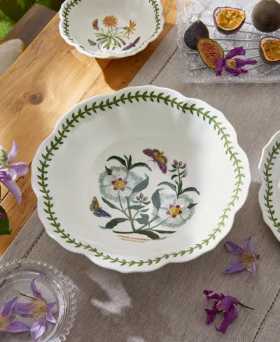 Portmeirion Botanic Garden Lotus Blossom Serving Bowl In White