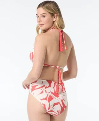Coco Reef Womens Verso Reversible Bikini Top Bottoms In Tangelo Orange
