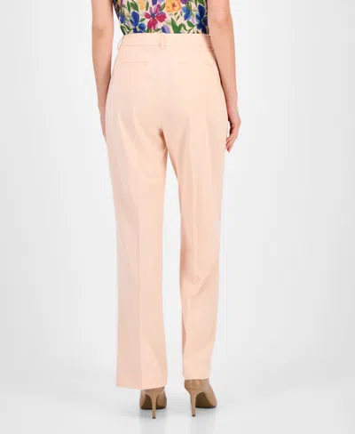 Tahari Asl Plus Size Wide-leg Pants In Parfait