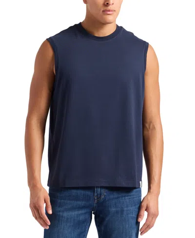 Buffalo David Bitton Men's Relaxed-fit Jersey Tank Top In Blue