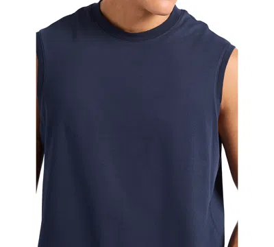 Buffalo David Bitton Men's Relaxed-fit Jersey Tank Top In Blue