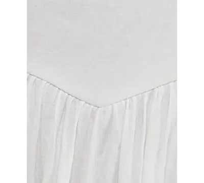 Trixxi Juniors' Emma Drop-waist Bow-back Sleeveless Midi Dress In White