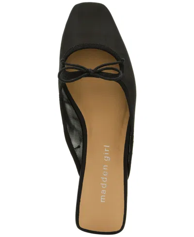 Madden Girl Sicily Slip-on Flats In Black Mesh