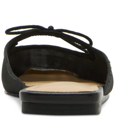 Madden Girl Sicily Slip-on Flats In Black Mesh