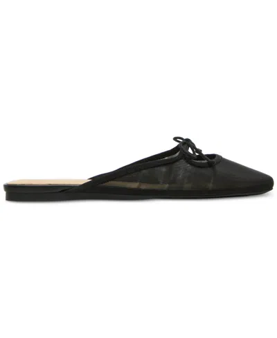 Madden Girl Sicily Slip-on Flats In Black Mesh
