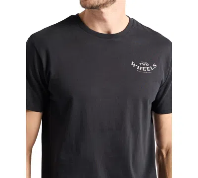 Buffalo David Bitton Men's Motorcycle Graphic T-shirt In Black