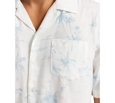 Buffalo David Bitton Men's Sandro Tropical Shirt In Milk