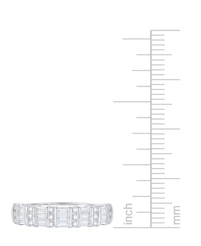 Macy's Diamond Band Ring (1/2 Ct. T.w.) In 14k White Or Yellow Gold In White Gold