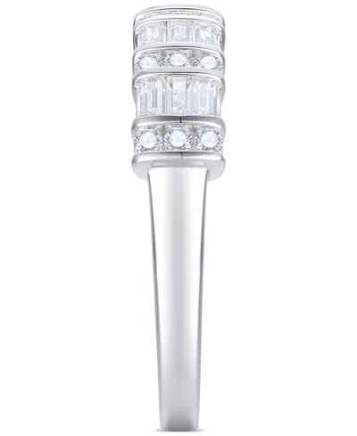 Macy's Diamond Band Ring (1/2 Ct. T.w.) In 14k White Or Yellow Gold In White Gold