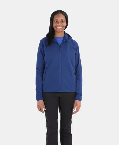 Marmot Women's Leconte Fleece Full-zip Hoodie In Blue