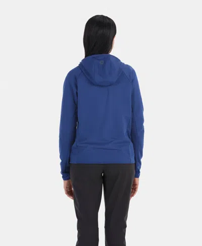 Marmot Women's Leconte Fleece Full-zip Hoodie In Blue