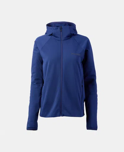 Marmot Women's Leconte Fleece Full-zip Hoodie In Blue