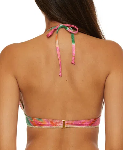 Becca Mirage Halter Bikini Top In Multi