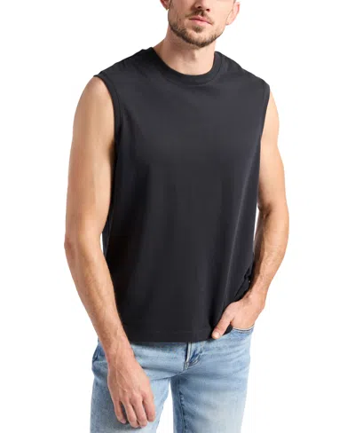 Buffalo David Bitton Men's Relaxed-fit Jersey Tank Top In Black
