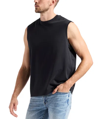 Buffalo David Bitton Men's Relaxed-fit Jersey Tank Top In Black