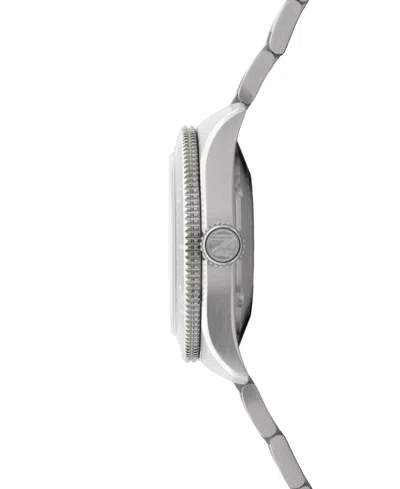 Spinnaker Men's Croft 42 Skeleton Automatic Sandblasted Solid Stainless Steel Bracelet Watch, 42mm In Metallic