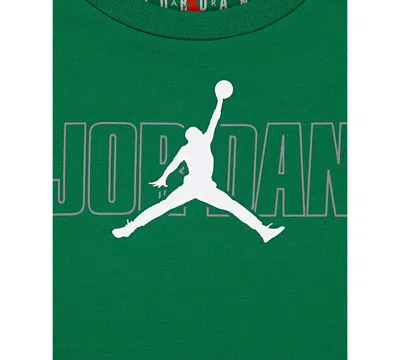 Jordan Baby Stacked Mixed T-shirt & Shorts, 2 Piece Set In Light Gray Heather