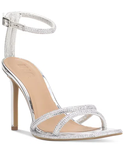 Inc International Concepts Women's Tahara Evening Sandals, Exclusively At Macy's In Silver Bling