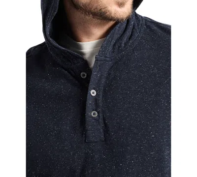 Buffalo David Bitton Men's Relaxed-fit Kolder Henley Hoodie In Blue