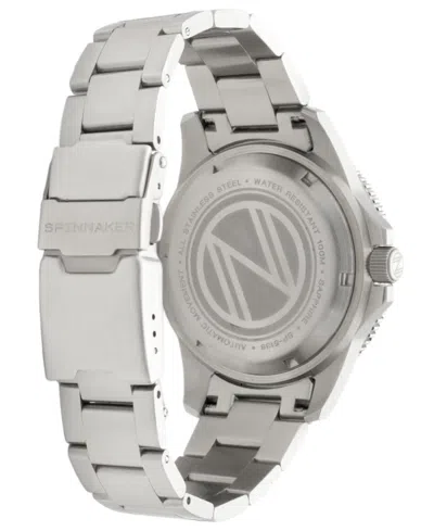 Spinnaker Men's Croft Pioneer Automatic Solid Stainless Steel Bracelet Watch, 42mm In Orange