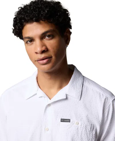 Columbia Men's Utilizer Ss Camp Shirt In White