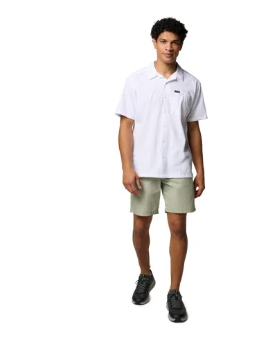 Columbia Men's Utilizer Ss Camp Shirt In White