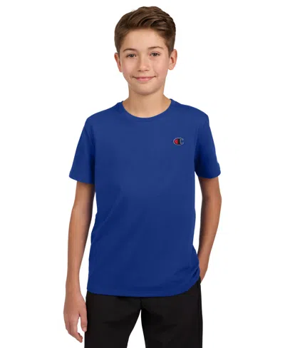 Champion Big Boys Patch Logo T-shirt In Royal Blue