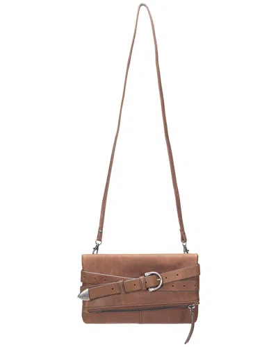 Frye Jean Leather Crossbody In Brown