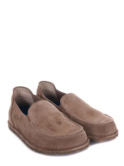 Birkenstock Utti Moc Toe Loafer In Brown