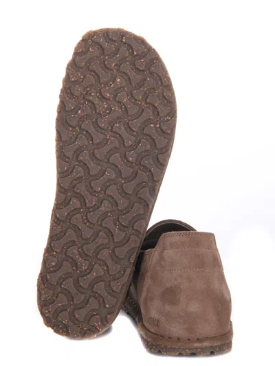 Birkenstock Utti Moc Toe Loafer In Brown