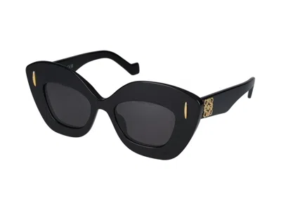 Loewe Womens Black G736sunx02 Retro-screen Acetate Sunglasses In Multicolor