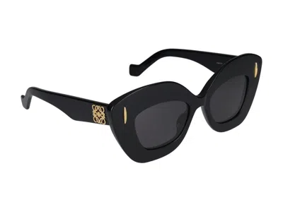 Loewe Womens Black G736sunx02 Retro-screen Acetate Sunglasses In Multicolor