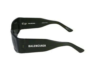 Balenciaga Grey Rectangular Ladies Sunglasses Bb0096s 001 51 In Green Green Green Green