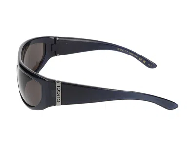 Gucci Sunglasses In Blue Blue Grey