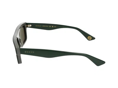 Gucci Sunglasses In Green Green Silver