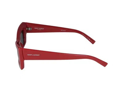 Saint Laurent Sunglasses Sl 215 Grace In Red Red Grey