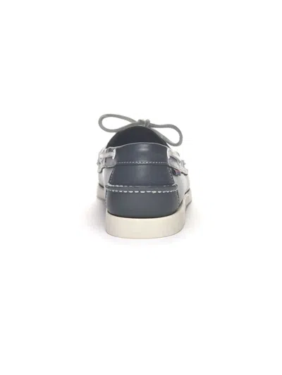 Sebago Docksides Portland Boat Shoes In Blue