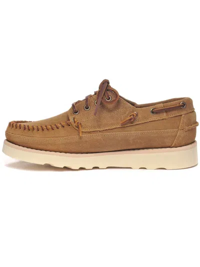 Sebago Keuka Suede Boat Shoes In Beige