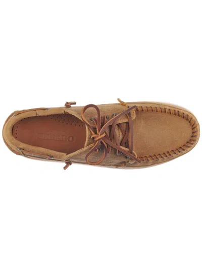 Sebago Keuka Suede Boat Shoes In Beige