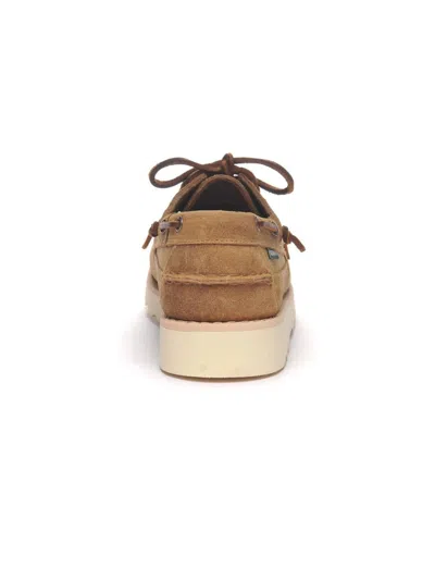 Sebago Keuka Suede Boat Shoes In Beige