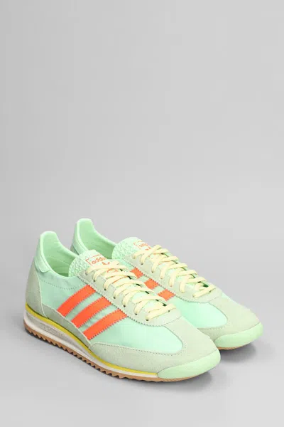 Adidas Originals Sl 72 Og Three-stripe Trainers In Green